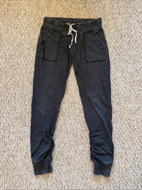 Splendid Pants - Splendid Charcoal Grey Drawstring Sweatpants